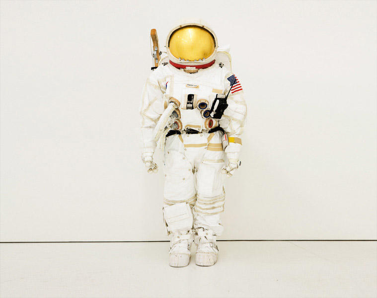 Space Suit 2007 tyvek, cotton, polyester, plywood, thermal adhesive, electronics 63 x 57 in Space Suit 2007 tyvek, cotton, polyester, plywood, thermal adhesive, electronics 63 x 57 in